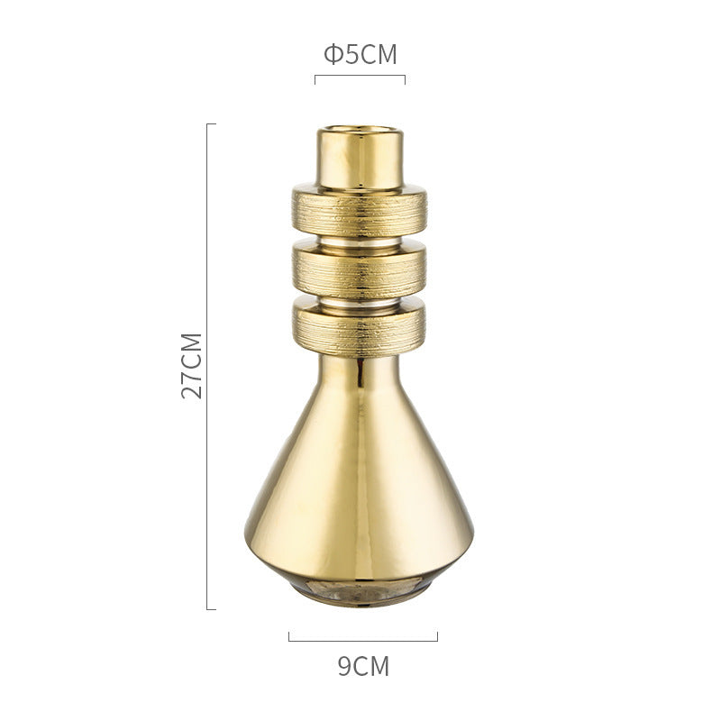 Gold And Silver Color Ceramic Vase Decoration Home Decoration