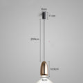 Net Celebrity Small Chandelier Led Creative Bullet Head Bedside Hanging Wire Lamp