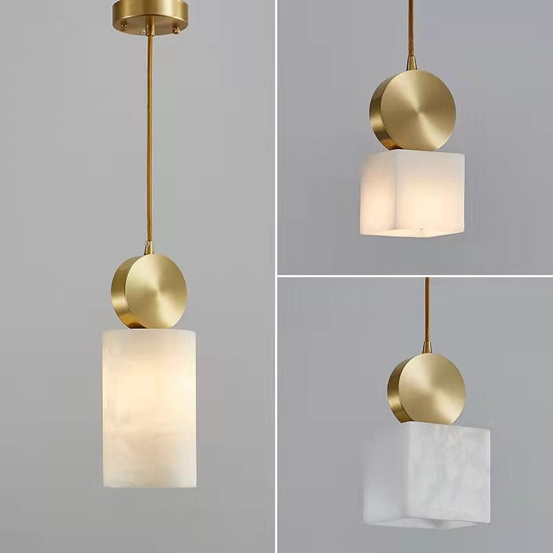 Simple Bedside Chandelier Bedroom Dining Room Marble Chandelier